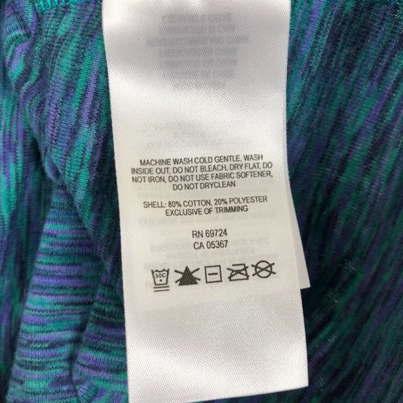 Columbia Activewear Women’s Pullover Hoodie Cotton Poly Long Sleeve Blue Medium - Picture 8 of 8